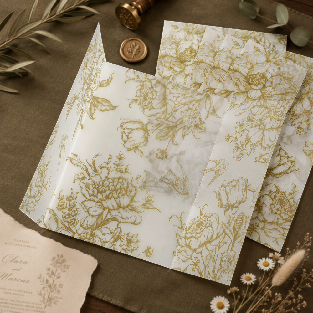 Jackets - 20/50 adet Tek Renkli Çiçeklerle Sarılmış