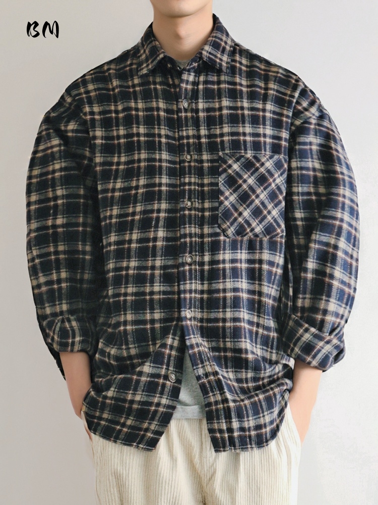 Flannel Plaid Shirt Heavy Weight - ‌ Japon Vintage Ağır Flanel Gömlek