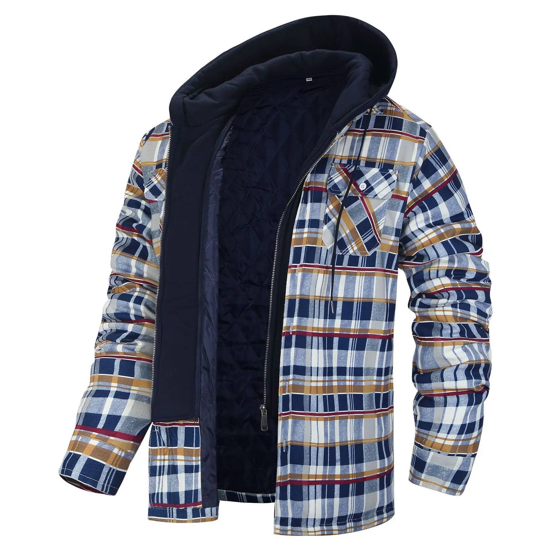 Flannel Plaid Shirt Heavy Weight - Kışlık Flanel Ekose Ceket Erkek Günlük