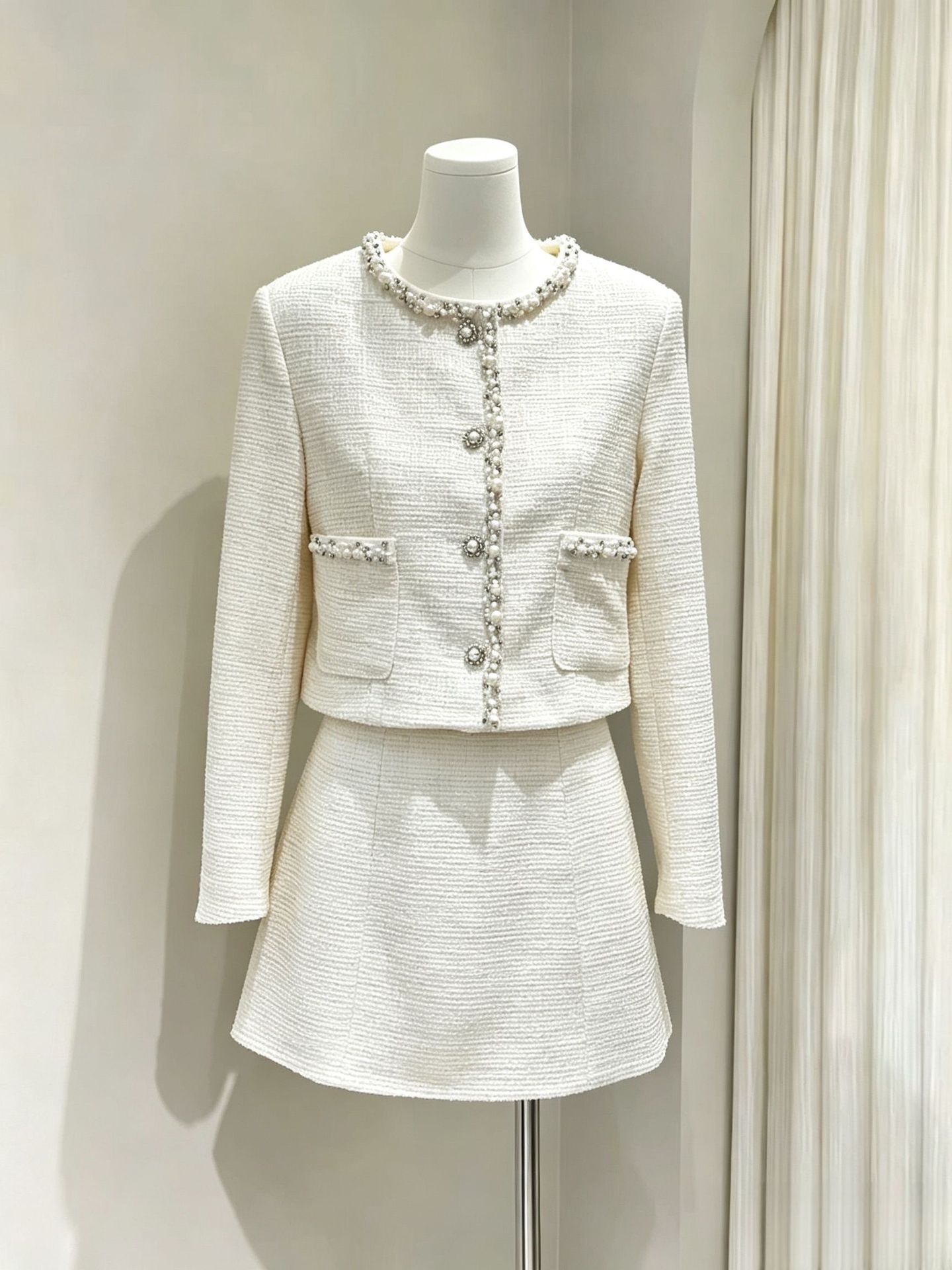 Jackets - Kadın Moda İki Parçalı Ceket Takımı,