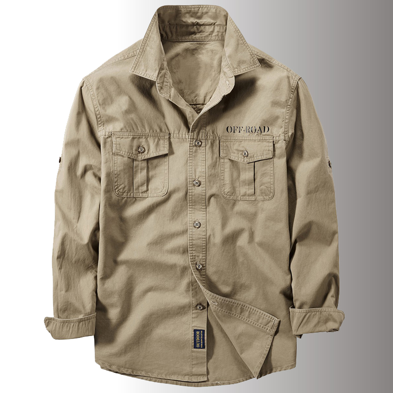 Yeni erkek bahar çok cep asker - Tactical Military Shirt Cargo incelemesi ve fiyatı