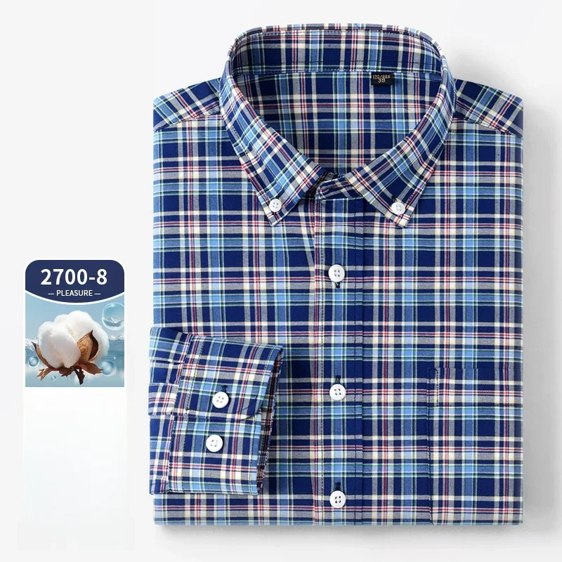 Erkekler için yüksek Kaliteli  - Oxford Cotton Casual Shirt Business incelemesi ve fiyatı