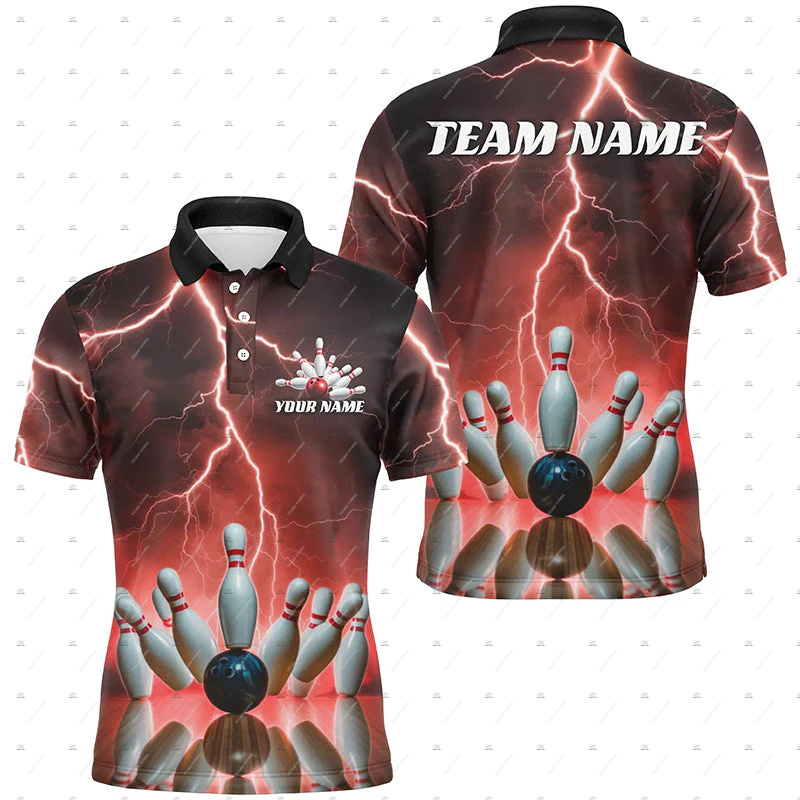 Özel Ad Bowling Kafatası Alev  - Short Sleeve Bowling Shirt Retro incelemesi ve fiyatı