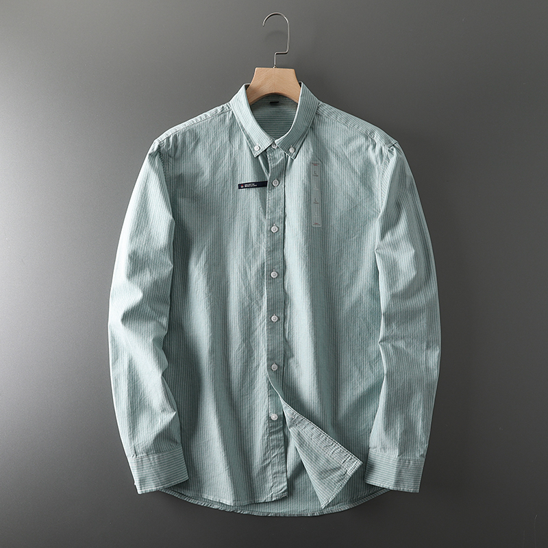 Erkek moda iş düğün iş düz ren - Oxford Cotton Casual Shirt Business incelemesi ve fiyatı