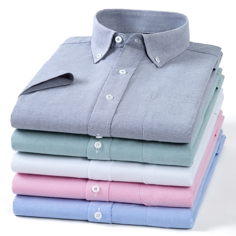 Yaz Yüksek Kaliteli % 100% Pam - Oxford Cotton Casual Shirt Business incelemesi ve fiyatı