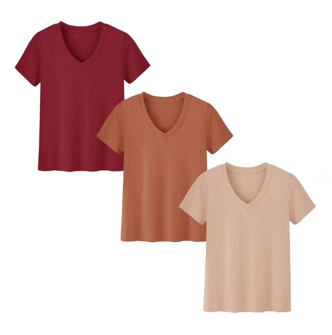 Kadın Günlük Yüksek Yaka Kısa  - T-Shirts incelemesi ve fiyatı