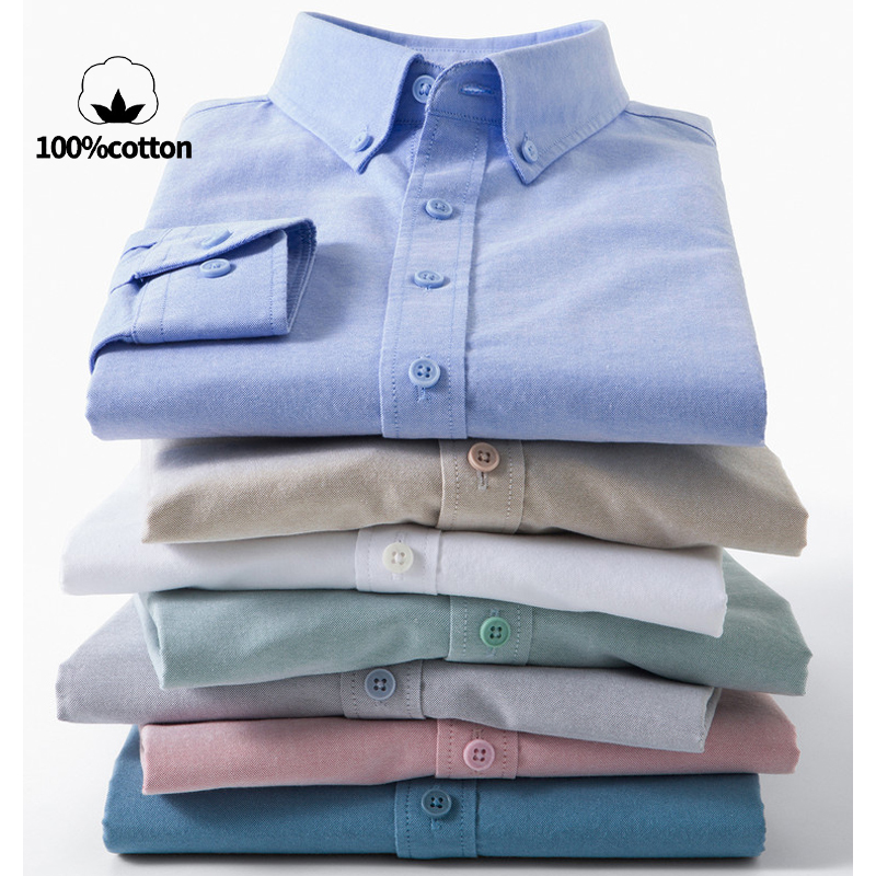 Erkek %100 Pamuklu Oxford Göml - Mandarin Collar Formal Shirt Slim Fit incelemesi ve fiyatı