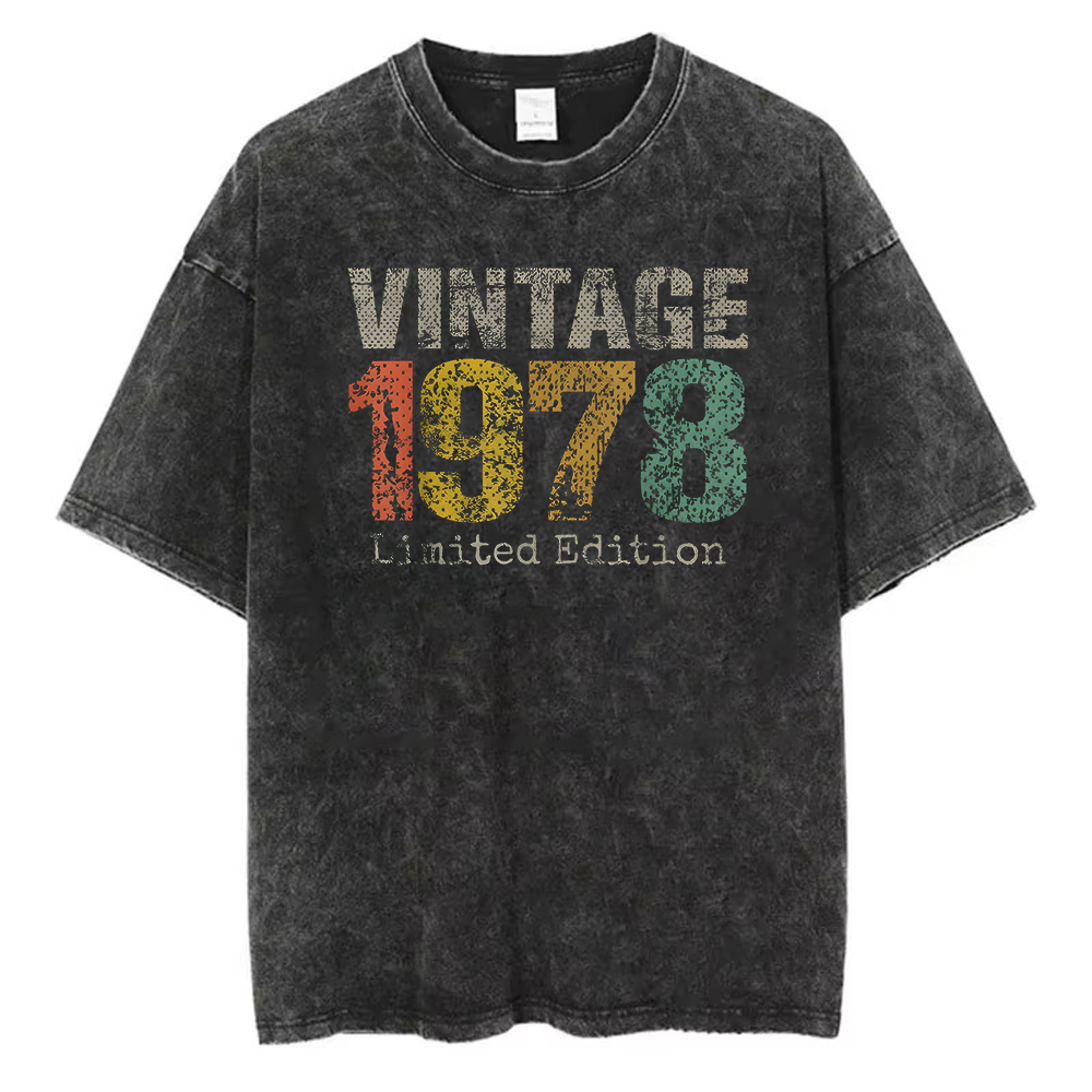 1978 Sınırlı Sayıda Üretilmiş  - Acid Wash Vintage Graphic T Shirt incelemesi ve fiyatı