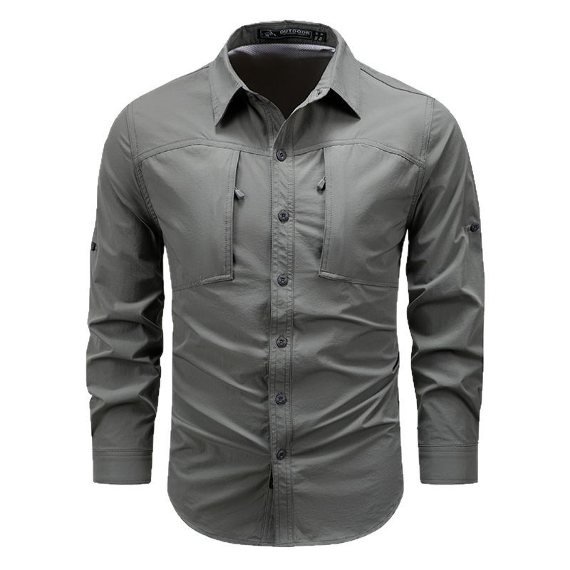 İlkbahar sonbahar erkek uzun k - Tactical Military Shirt Cargo incelemesi ve fiyatı