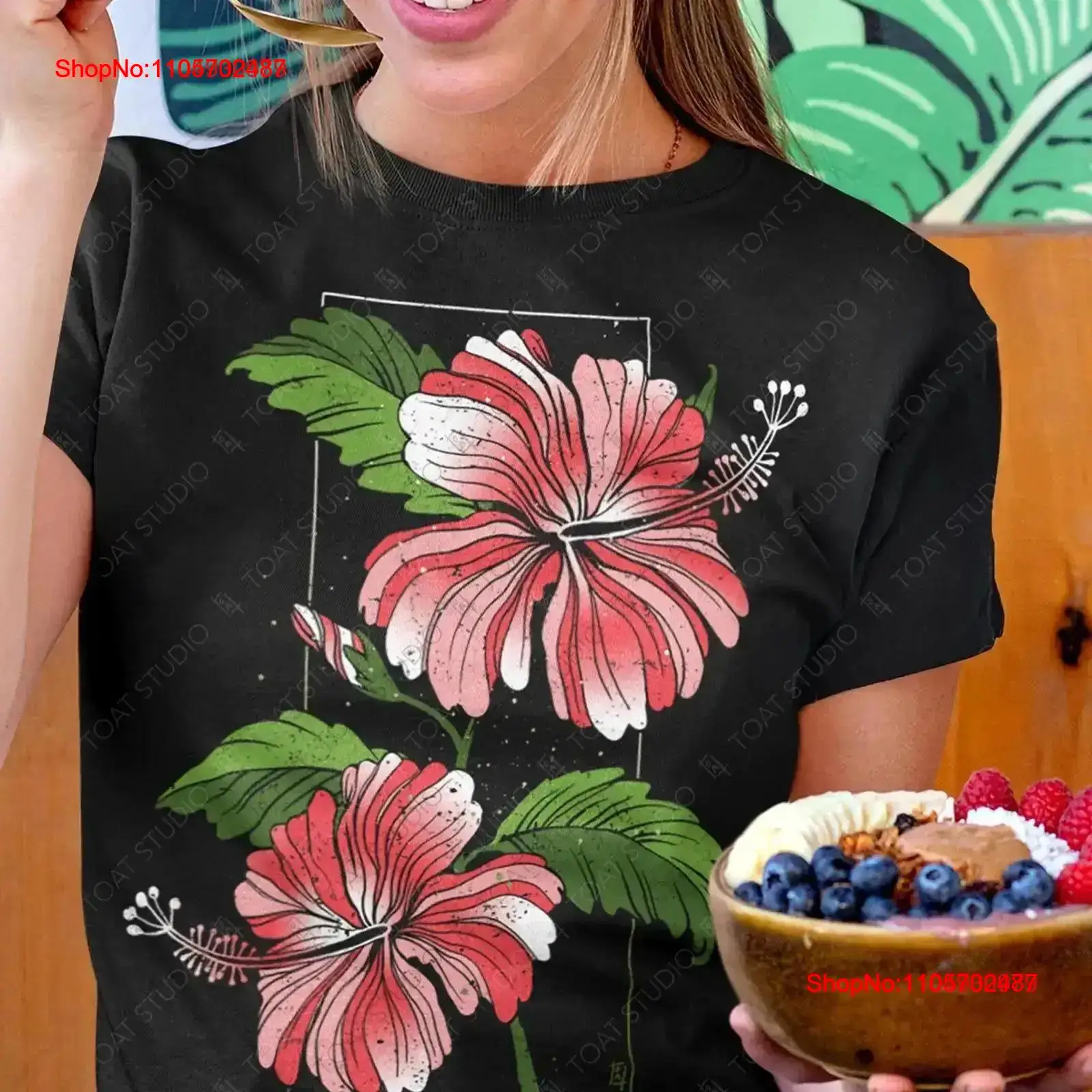 Hibiscus Çiçek Tişörtü Çiçekli - Vintage Hawaiian Floral Shirt incelemesi ve fiyatı